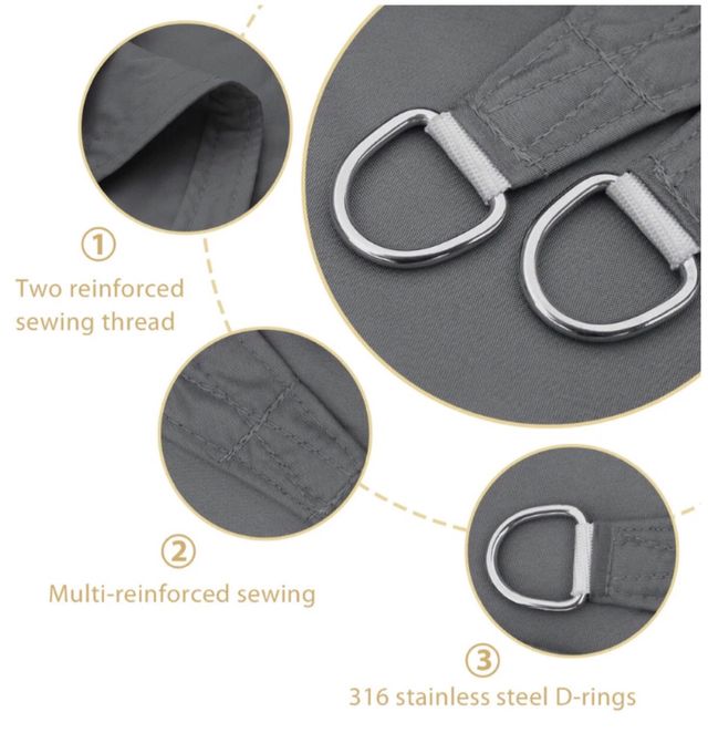 Toldo 2x3 GRIS **NUEVO**