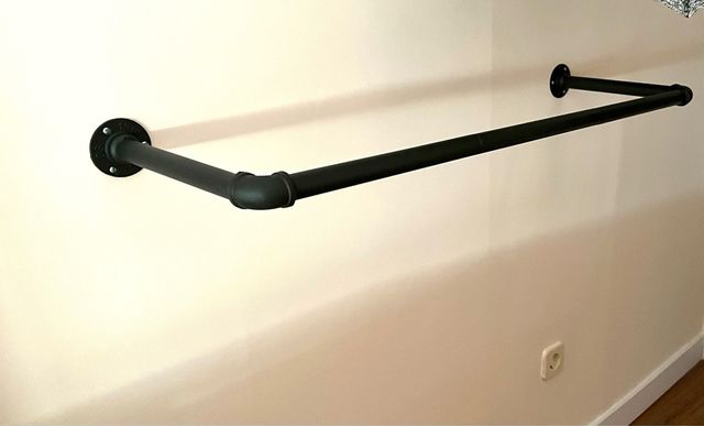 2 Barras ropa estilo industrial