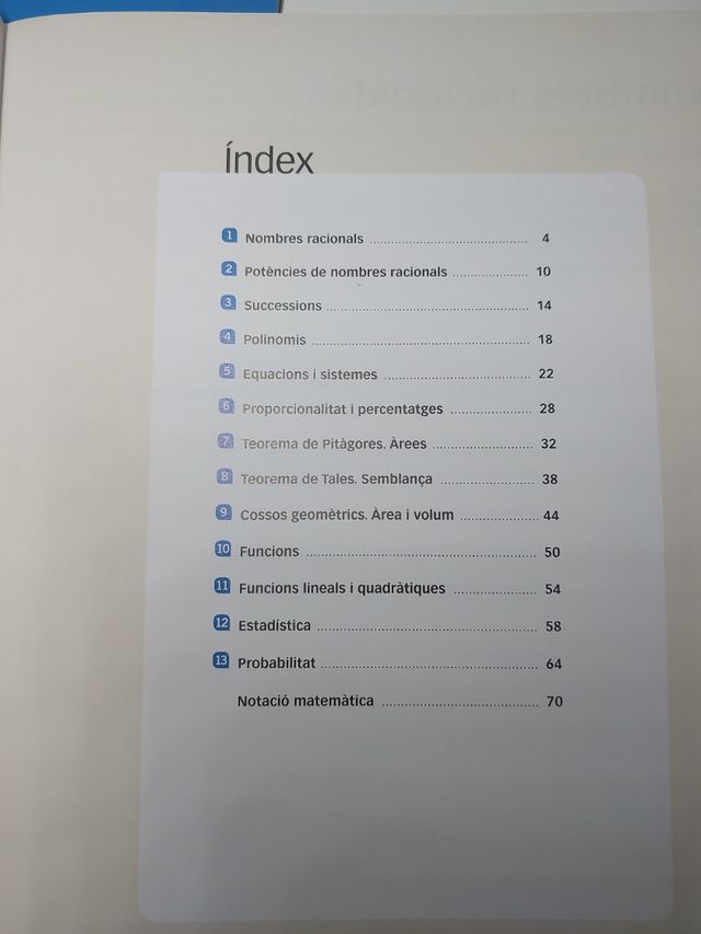 Introducción a las matemáticas bachiller