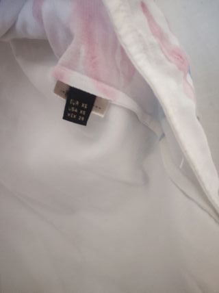 Blusa blanca Massimo Dutti