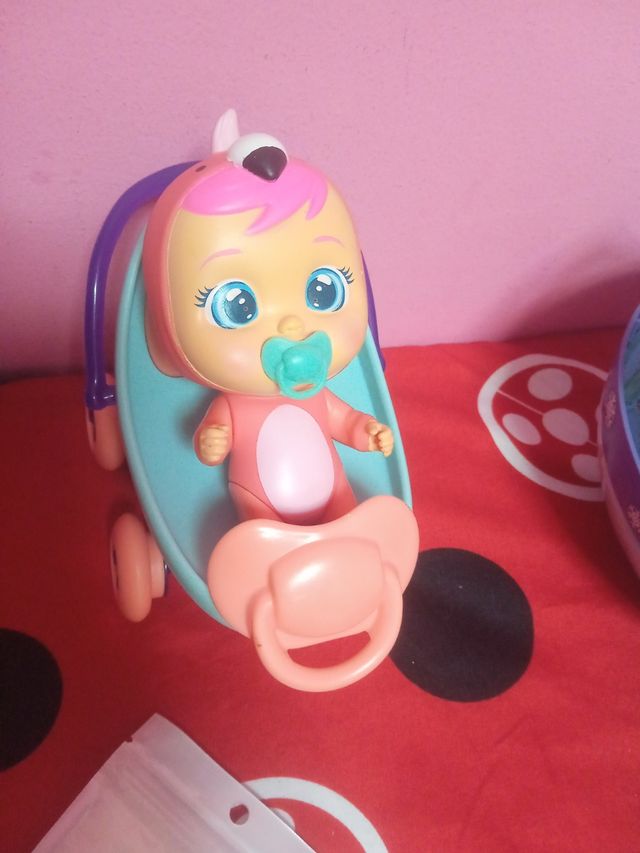 Lote iglú con carrito bebés llorones 