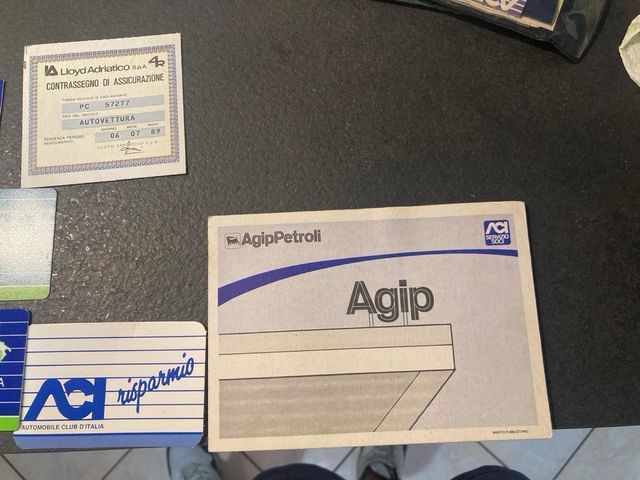 Lotto auto epoca bolli/carte ACI/tessere vintage