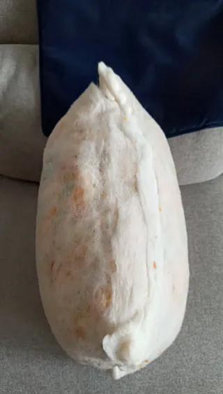 Cojín azul marino piel melocotón.Terciopelo