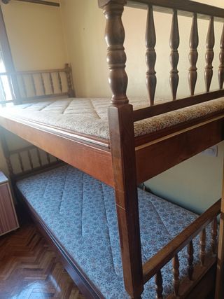 Literas de madera maciza 