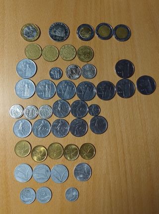 Lotto lire carta e monete varie 