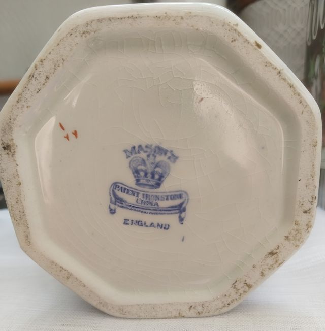 Antiguo Jarrón porcelana  inglesa Mason's
