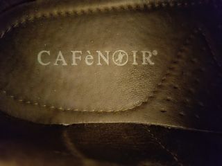Café noir zapatilla piel marrón chico 