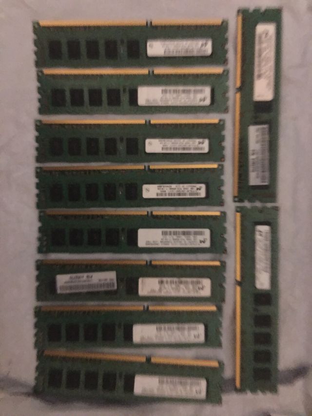 10x memoria server DDR3 da 10 GB
