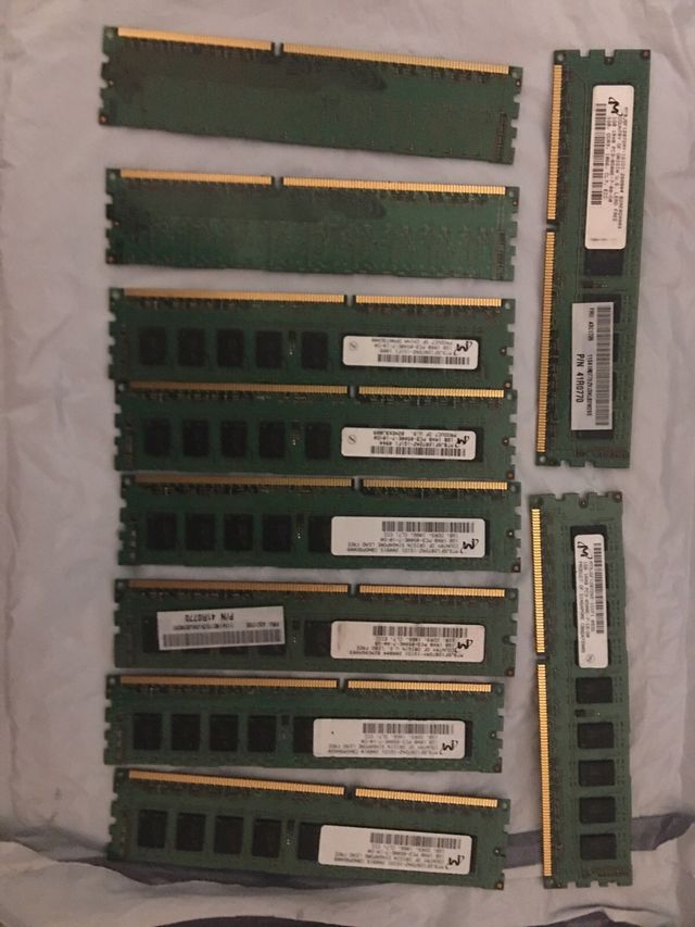 10x memoria server DDR3 da 10 GB