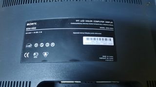 Pantalla monitor ordenador sony