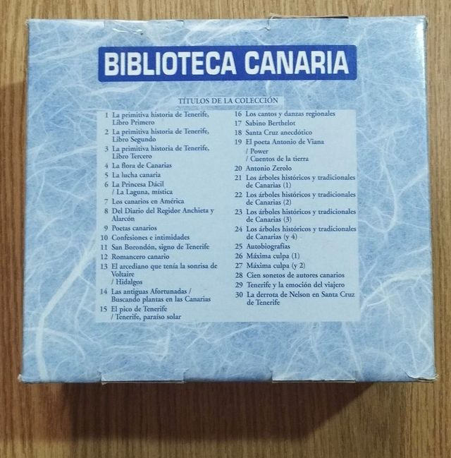 COLECCION COMPLETA - BIBLIOTECA CANARIA