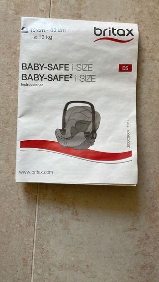Silla coche bebe + BASE (Britax Romer Baby Safe)