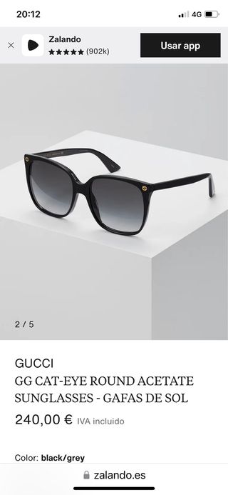 Gafas gucci  negras 