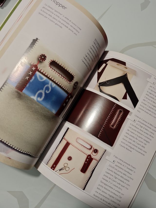 Libri feltro e lana cardata