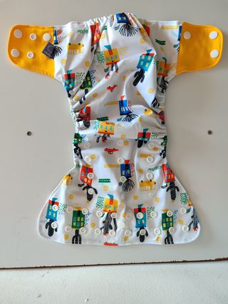 Lote 8 pañales de tela reutilizables