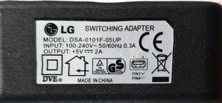 Adattatore LG AC LG 5V 2A con Porta USB