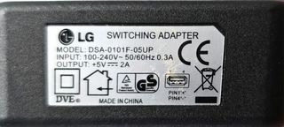 Adattatore LG AC LG 5V 2A con Porta USB