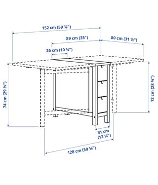 Mesa Norden Ikea