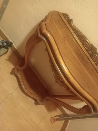 Mesa de entrada y espejo 