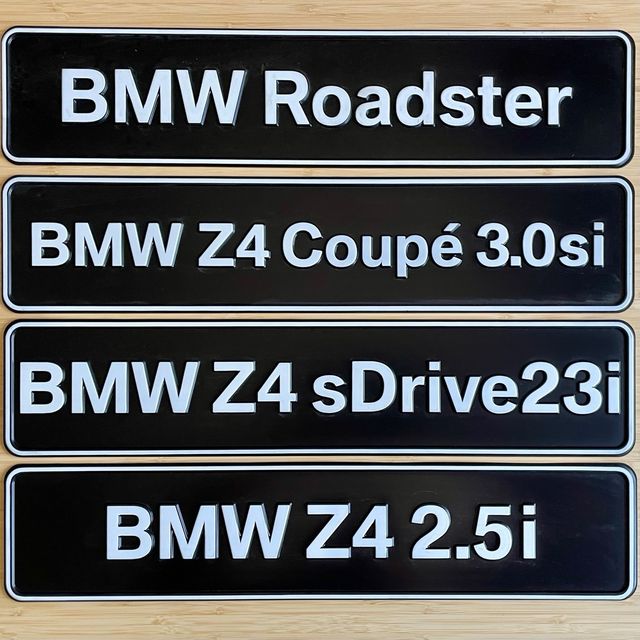 CUBRE MATRICULAS BMW