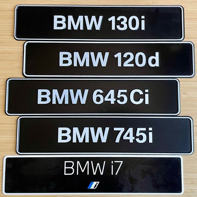 CUBRE MATRICULAS BMW