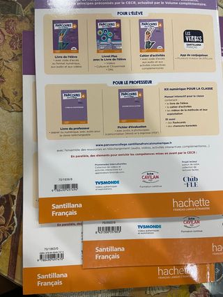Libros francés B1 1bachillerato 