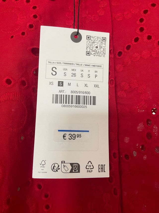 Camisa popelin bordados zw coleccion Zara