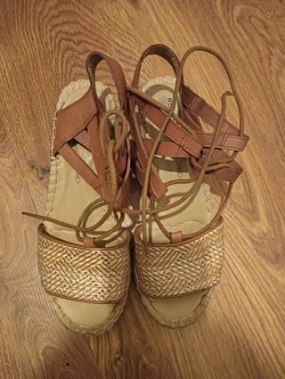 Sandalias de esparto mujer 