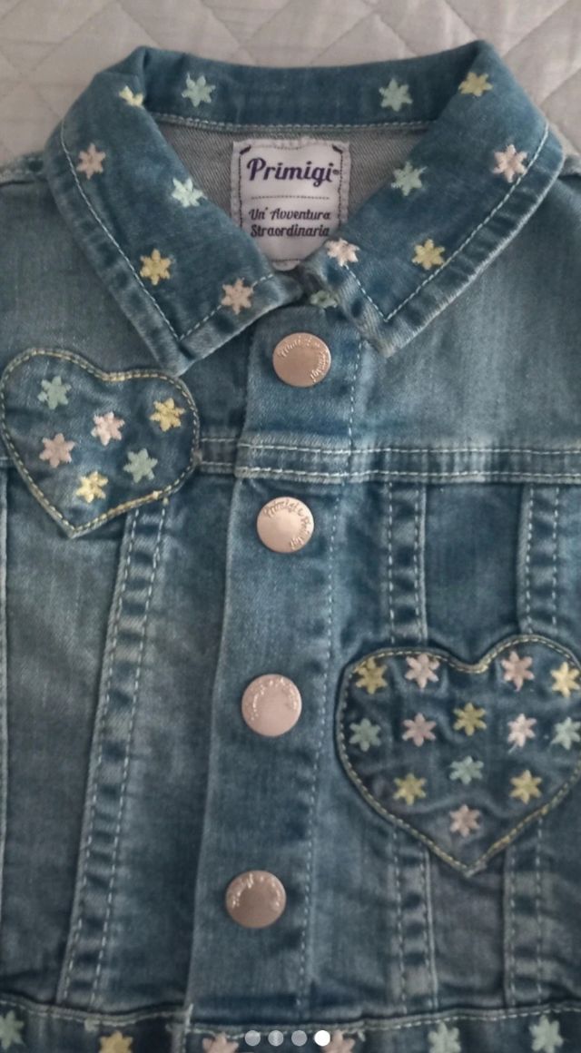 Gilet jeans bimba.Primigi 12mesi