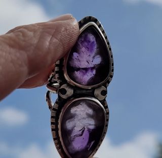 Anillo Dúo Amatistas