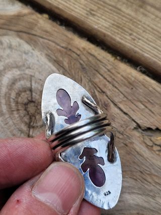Anillo Dúo Amatistas