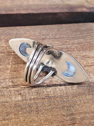 Anillo Opalos Azules