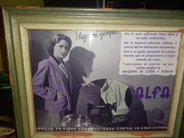 MÁQUINA  De Coser, ALFA.