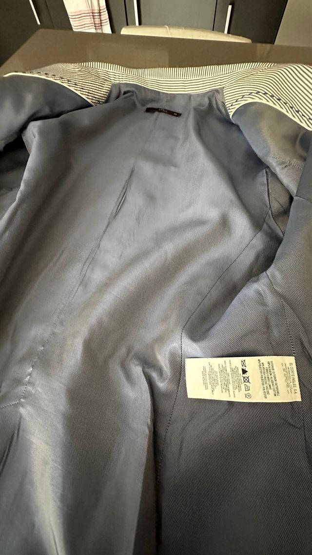 Blazer a rayas azules “Yera”