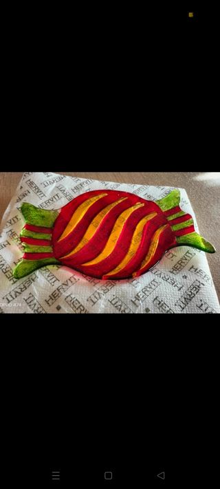 Svuota tasche di vetro colorato