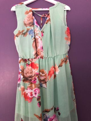Vestito lungo fantasia colorato