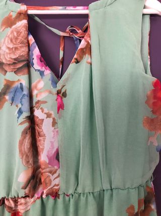 Vestito lungo fantasia colorato