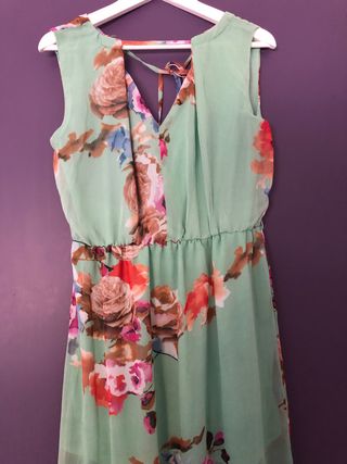 Vestito lungo fantasia colorato