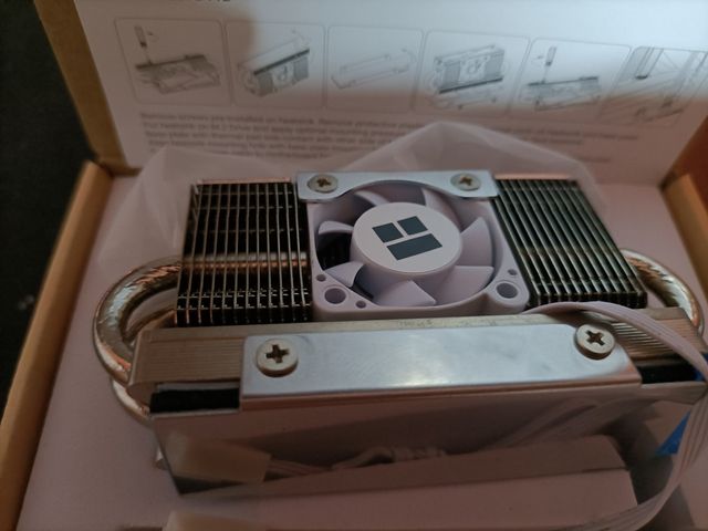 Disipador Nvme con ventilacion