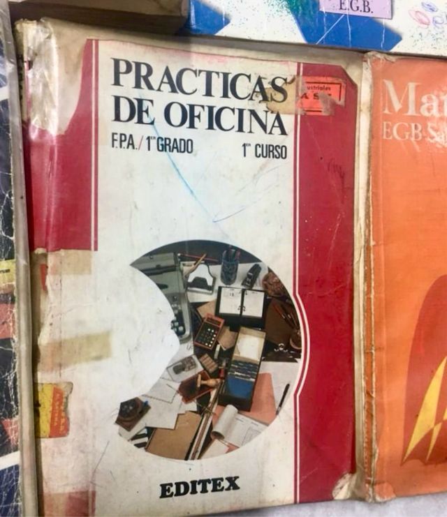 Lote libros de estudio años 70, 80 y 90 EGB