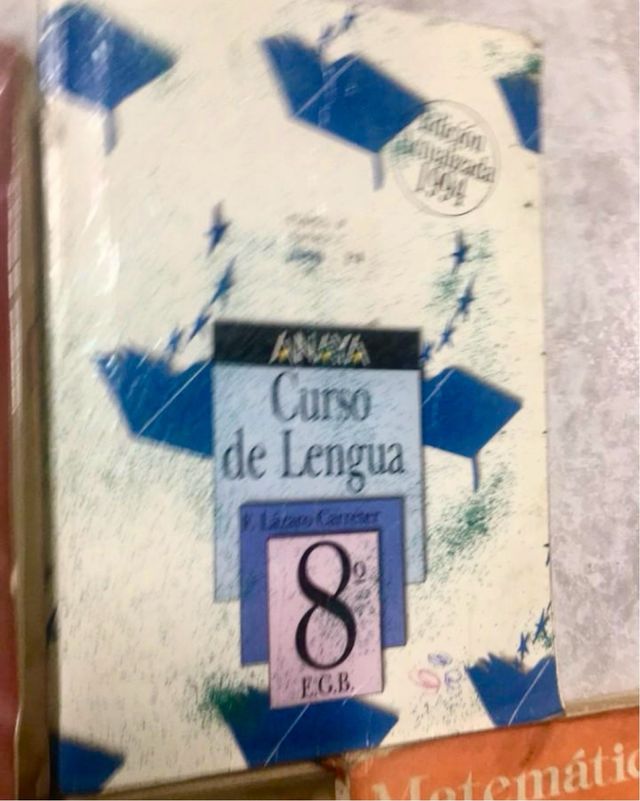 Lote libros de estudio años 70, 80 y 90 EGB
