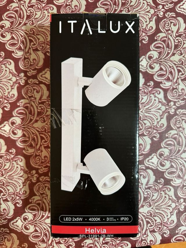 Faretto LED da Soffitto Italux Helvia Twin - 4000K