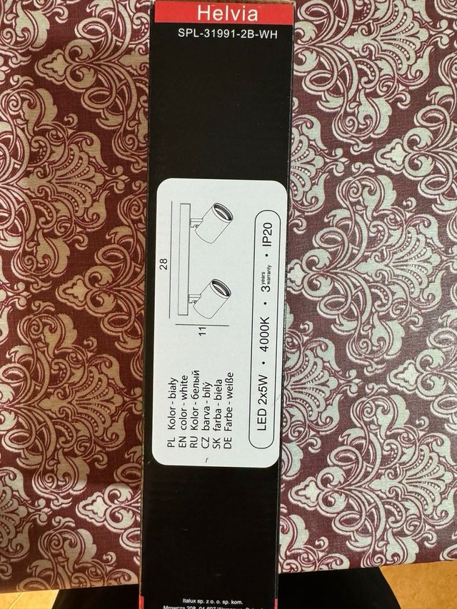 Faretto LED da Soffitto Italux Helvia Twin - 4000K