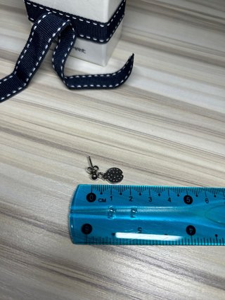 pendientes de plata 925 mariquita