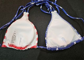 Bikini Mujer con estampado de Bandera Am