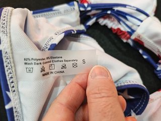 Bikini Mujer con estampado de Bandera Am