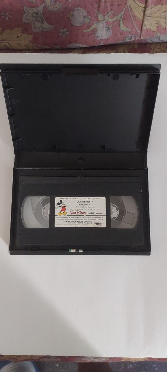 La Sirenetta vhs Walt Disney