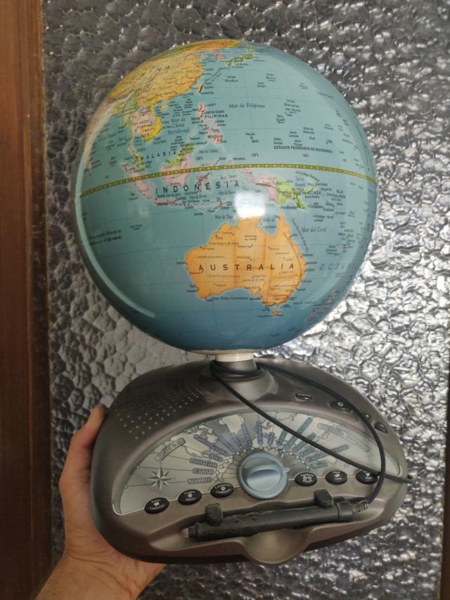 Globo terraqueo interactivo del mundo