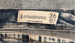 Falda vaquera Stradivarius