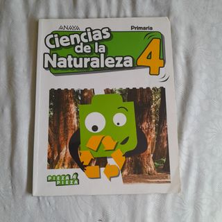 Libro ciencias 4° primaria Anaya